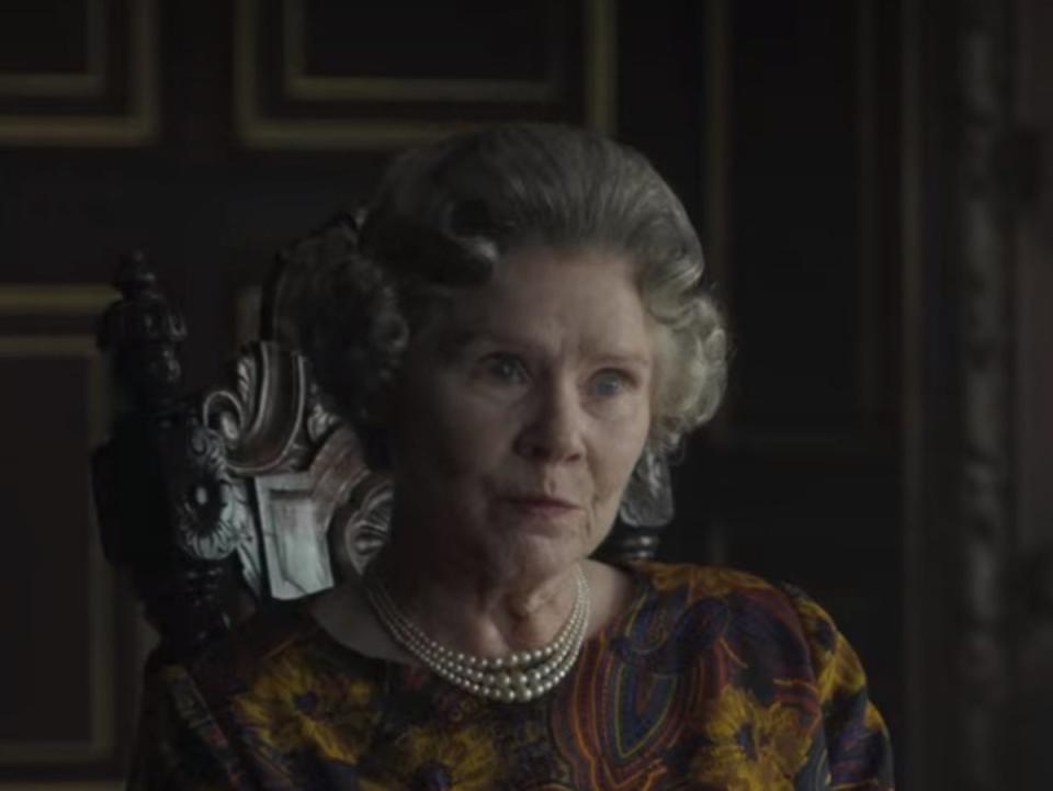 Imelda Staunton as Queen Elizabeth II or Dolores Umbridge? (Netflix)