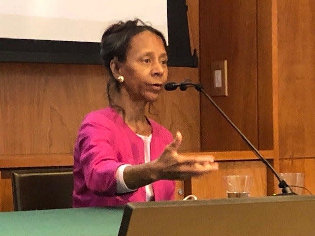 Marian Croak, a Fair Haven resident, talks about the invention of Voice over Internet Protocol and the contribution of Black scientists at Bell Labs.