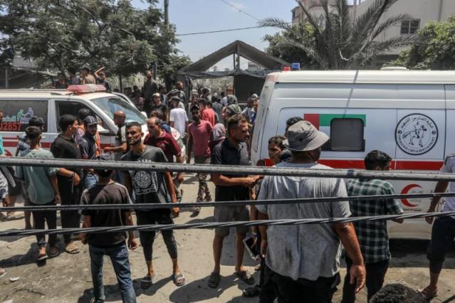 Officials say 71 killed, hundreds injured in Gaza refugee camp strike