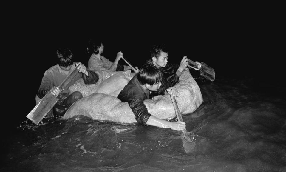 Many freedom swimmers used anything that would float to escape from the rigours of the Cultural Revolution in the 1960s