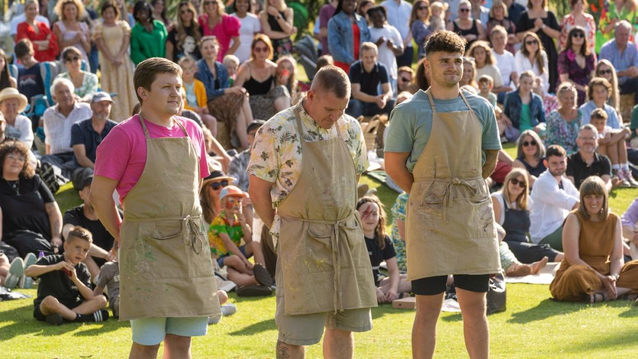 matty, dan and josh in bake off 2023 finale