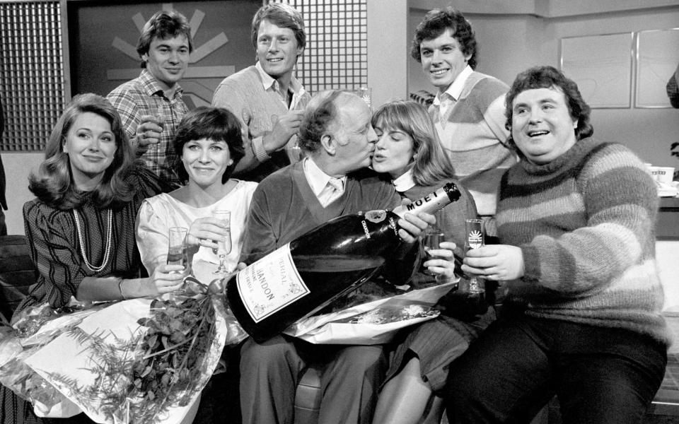 Breakfast Time launched on in 1983 with plenty of champagne - PA