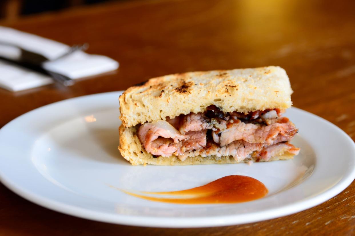 A simple, unbeatable toasted bacon sandwich from St. John Bread and Wine