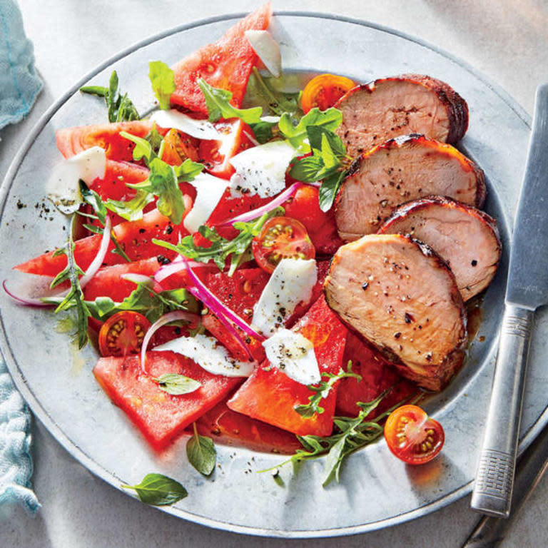 Watermelon-Tomato Salad