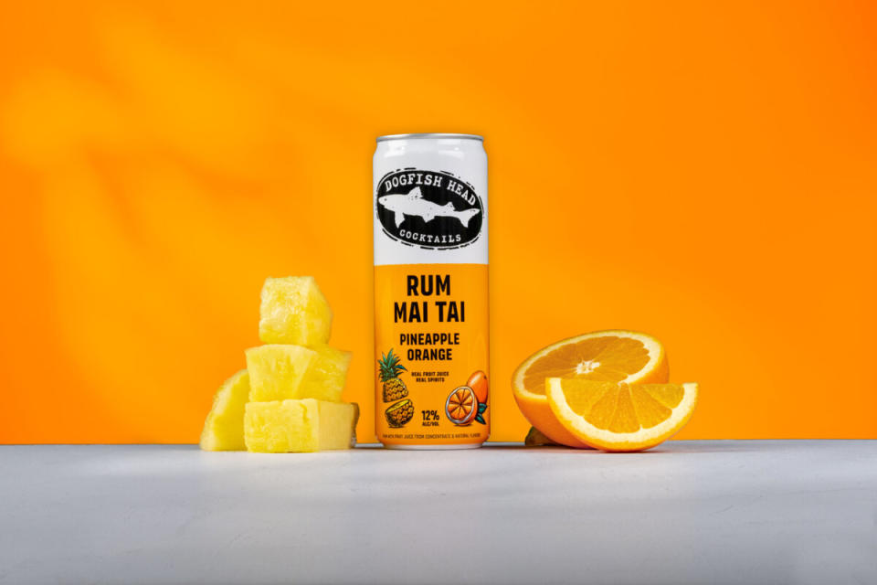 Featuring Dogfish Head rum distilled from cane sugar, the Pineapple Orange Rum Mai Tai ushers drinkers deep into the depths of tropical flavor. Combining the natural sweetness of pineapple juice with the citrusy tang of orange juice, it delivers real, balanced, and bold flavor in every sip