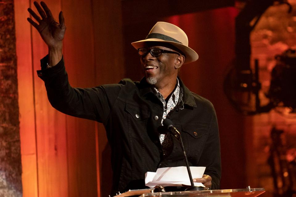 Keb Mo accepts the Lifetime Performance Award during the Americana Music Association Awards ceremony at the Ryman Auditorium Wednesday, Sept. 22, 2021 in Nashville, Tenn. 