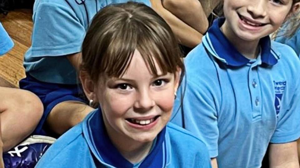 The nine-year-old was visiting her mother on school holidays when she was killed.