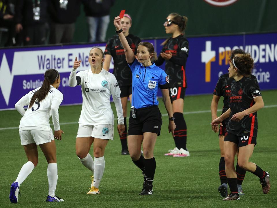 kansas city portland thorns fight