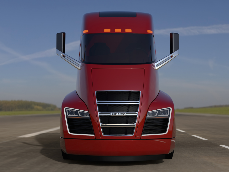 Nikola truck rendering