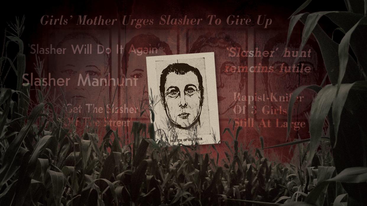 He came to be known as 'The Slasher.' A manhunt ensued in the weeks and months that followed the 1975 attack on three young girls in an Indiana cornfield. Men who fit his description were arrested, questioned, but ultimately released by police. Would they ever find him?