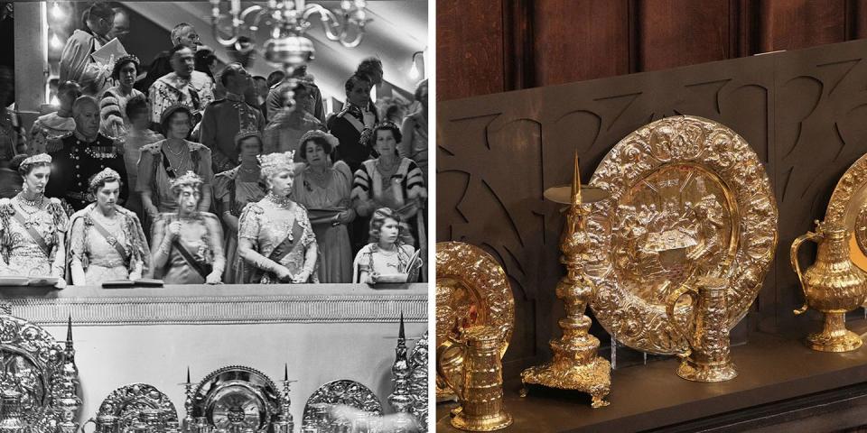queen elizabeth versus king charles coronation photos