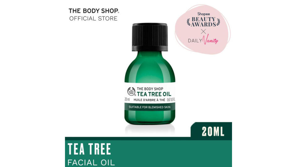 The Body Shop Tea Tree Oil (20ML). (Photo: Shopee SG)