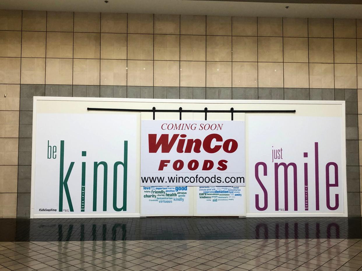 FILE — WinCo will open in the space formerly occupied by Sears in the Kitsap Mall on Aug. 22, the company has announced.
