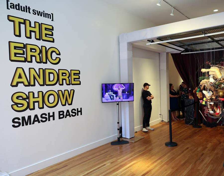 Guests attend “The Eric Andre Show” Smash Bash Experience in New York City. (Dia Dipasupil/Getty Images)