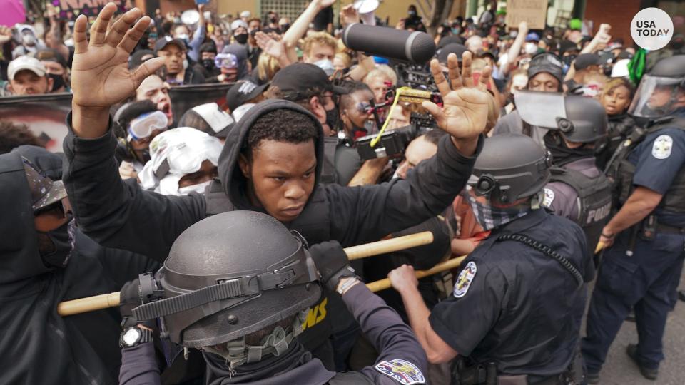 Protests resumed in Louisville after a grand jury indicted one of the three police officers involved in the death of Breonna Taylor.