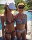 <p>But of course the “Blurred Lines” babe also couldn’t resist sharing a more recent pic of her and her beautiful mom sporting bikinis! (Photo: Emily Ratajkowski via Instagram) </p>