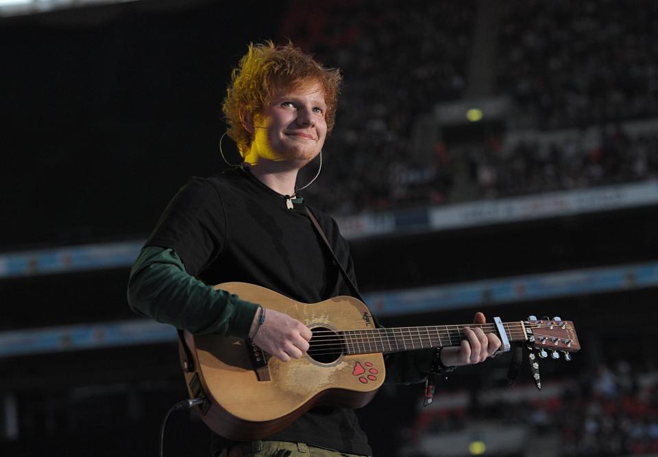 Capital FM&#39;s Summertime Ball - London. Ed Sheeran during Capital FM&#39;s Summertime Ball at Wembley Stadium, London.