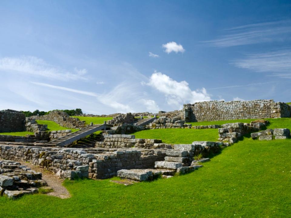 English Heritage is opening some of its outdoor spaces on 29 March, such as Housesteads  Roman fort (Getty Images/iStockphoto)