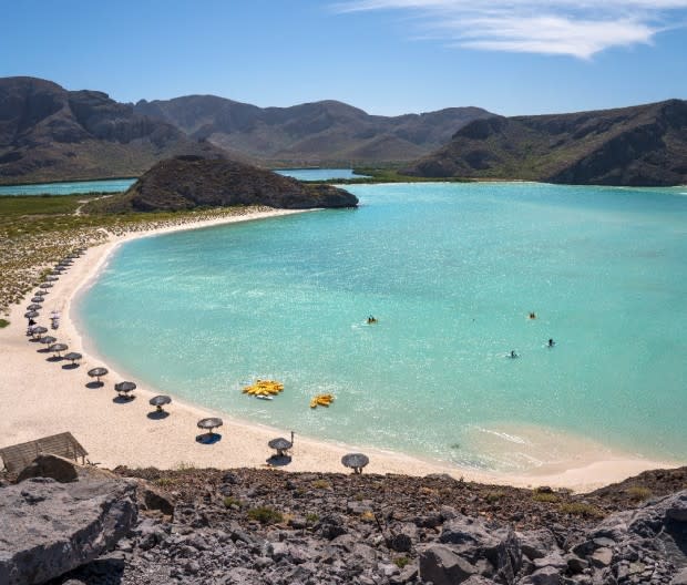 Neighboring coves like Balandra Bay (Bahia Balandra) just north of La Paz rank among the most stunning coastal hideaways in Mexico. <p>CampPhoto/Getty Images</p>