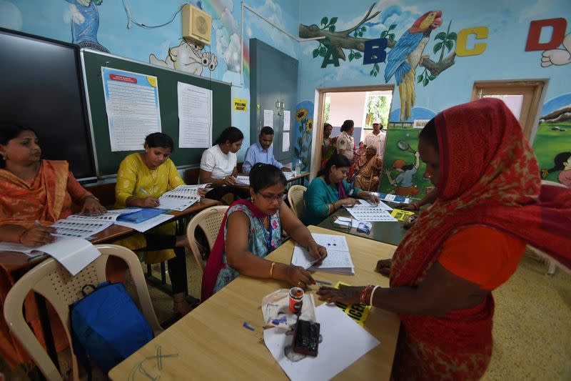 Voting in the sixth phase of India's general election