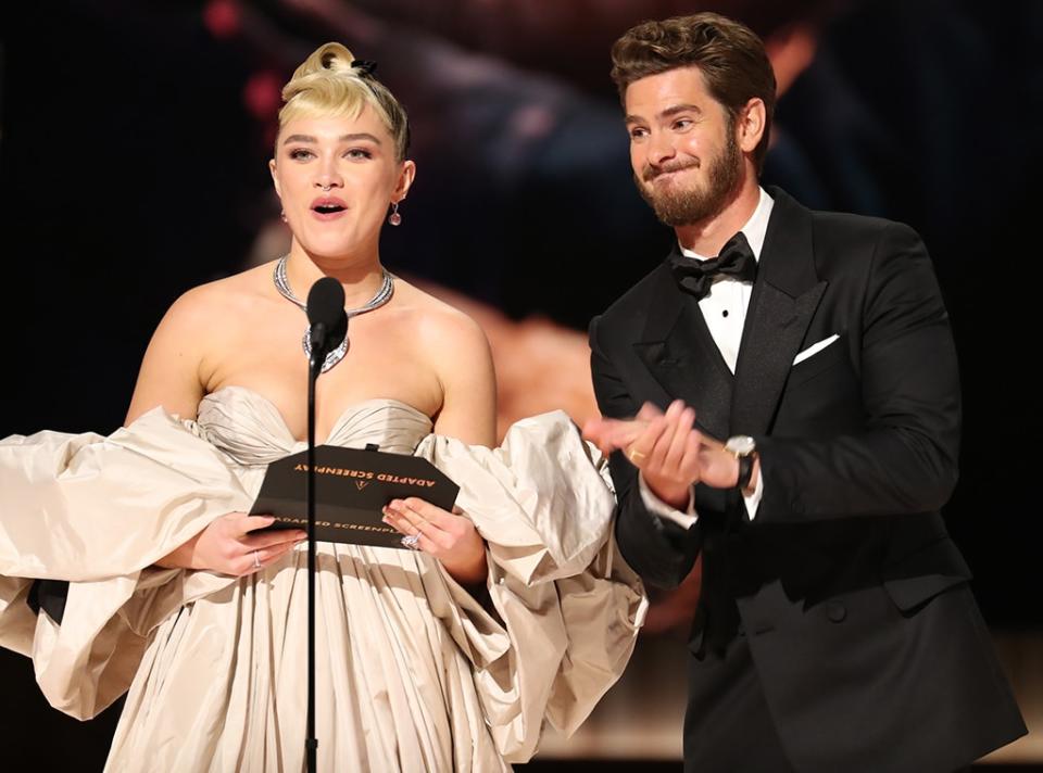 Andrew Garfield, Florence Pugh, 2023 Oscars