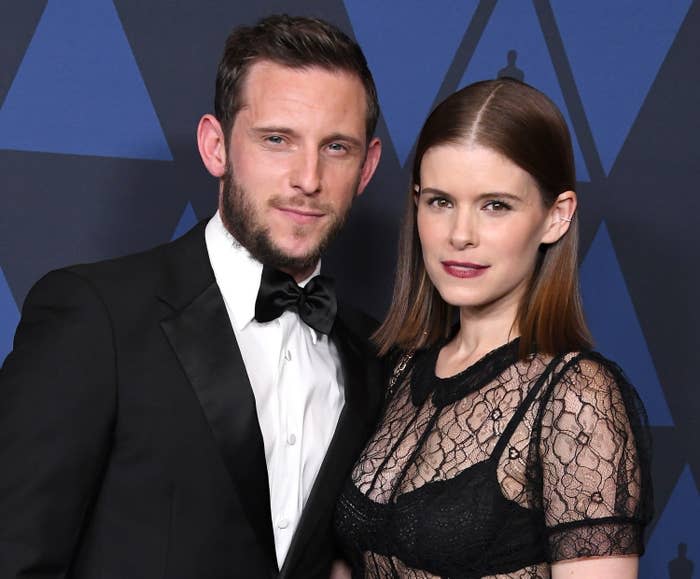 Closeup of Jamie Bell and Kate Mara