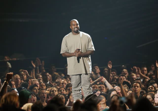 Photo by Michael Tran / Getty Images West appeared in his first live performance since his antisemetic remarks in 2022 on Monday
