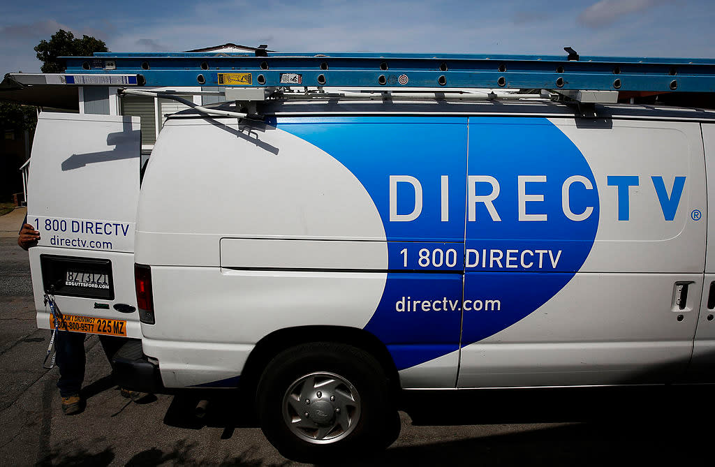  DirecTV service truck. 