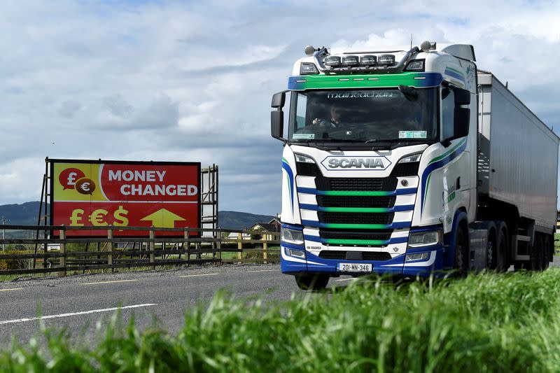 FILE PHOTO: The border between Northern Ireland and Ireland