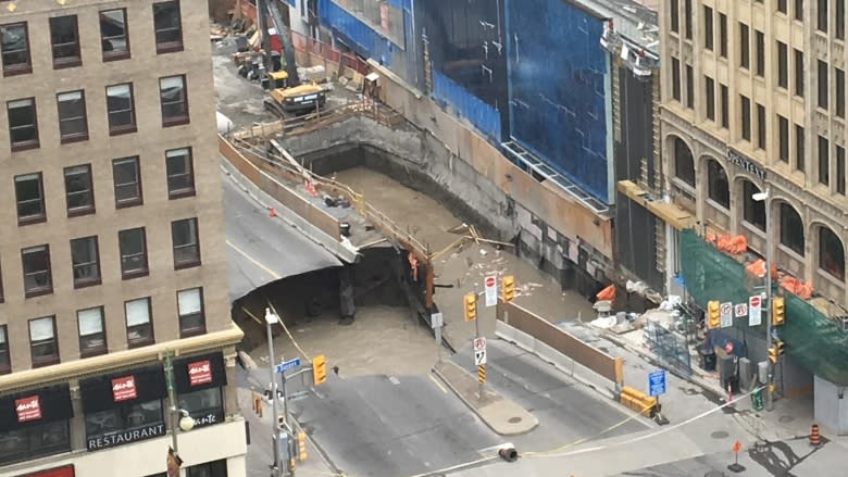 City, RTG slapped with $100K lawsuit over Rideau sinkhole