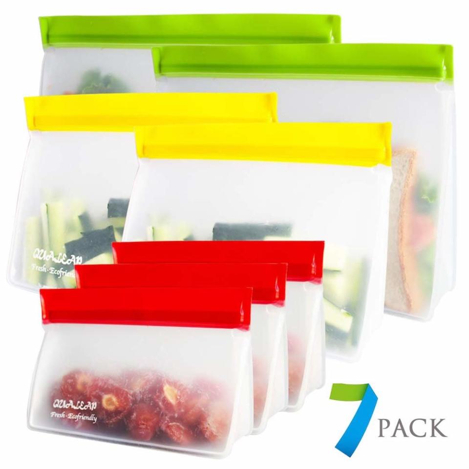 Stand-up Reusable Sandwich Bags (Set of 7)