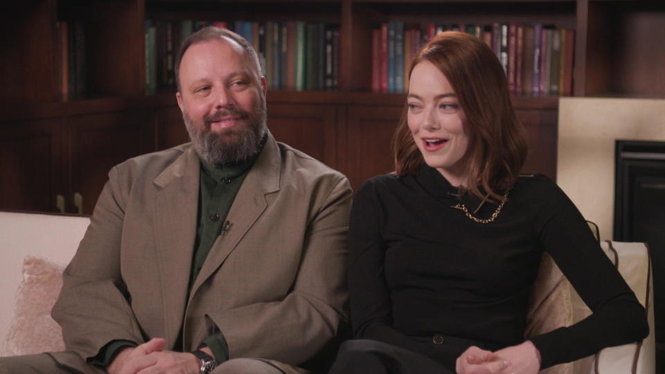 Director Yorgos Lanthimos and Emma Stone discuss their latest collaboration, 