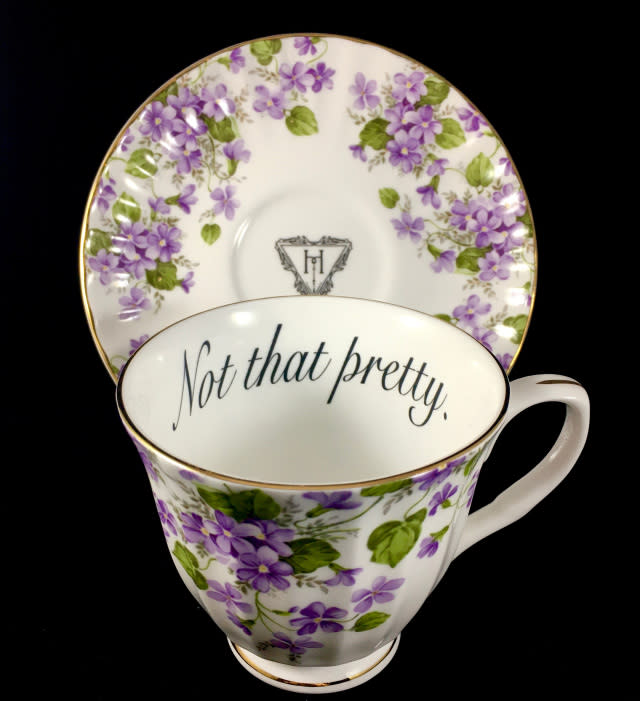 1) 'Not That Pretty' teacup