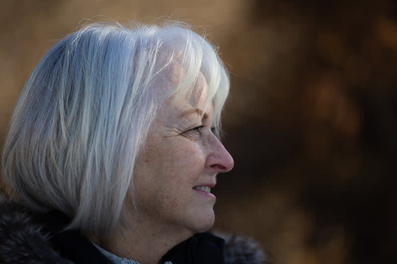 DeAnn Rasmussen Kilgore is photographed at Wasatch Lawn Memorial Park and Mortuary in Millcreek on March 5, 2023. | Ryan Sun, Deseret News