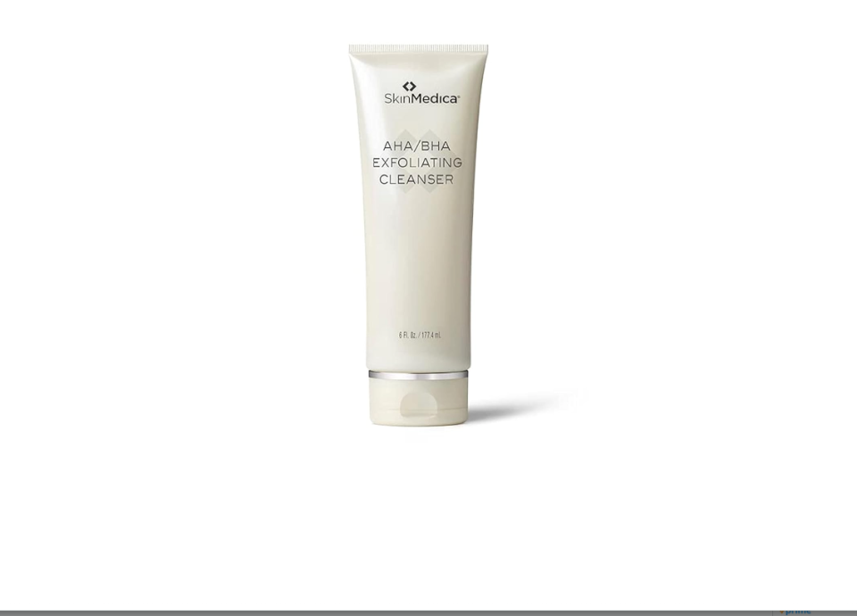 <p><a href="https://www.amazon.com/SkinMedica-AHA-BHA-Exfoliating-Cleanser/dp/B00G0IKDWG?tag=syn-yahoo-20&ascsubtag=%5Bartid%7C2140.g.46001094%5Bsrc%7Cyahoo-us" rel="nofollow noopener" target="_blank" data-ylk="slk:Shop Now;elm:context_link;itc:0;sec:content-canvas" class="link ">Shop Now</a></p><p>AHA/BHA Exfoliating Cleanser </p><p>amazon.com</p><p>$38.40</p>