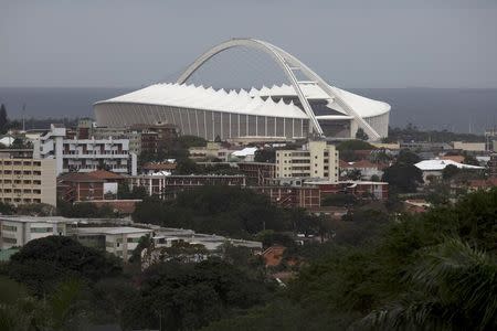 A general view of Moses Mabhida Stadium in Durban, September 2, 2015. REUTERS/Rogan Ward