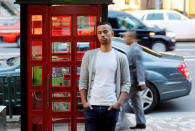 Biracial model Joe Oliver poses for a photo after an interview with Reuters in Tokyo, Japan, September 12, 2018. Picture taken September 12, 2018. REUTERS/Toru Hanai