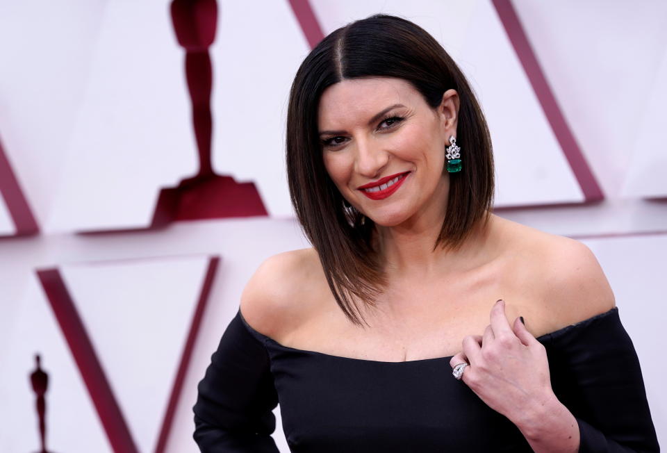 Laura Pausini en la 93 ceremonia de los Oscar/ Chris Pizzello/Pool via REUTERS