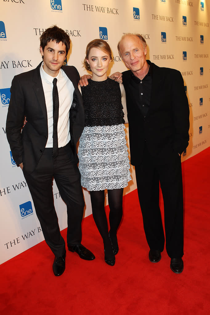 The Way Back UK Premiere 2010 Jim Sturgess Saoirse Ronan Ed Harris