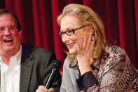 <p>Streep was nominated for Best Spoken Word Album for Children in 2008, for <em>The One and Only Shrek </em>and, most recently, for Best Compilation Soundtrack for 2009's <em>Mamma Mia!</em></p>