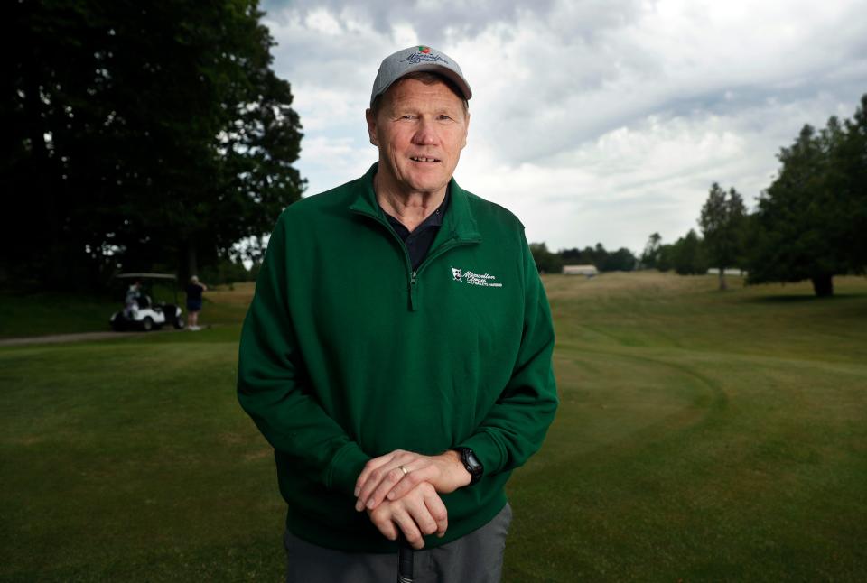 Green Bay Packers president and CEO Mark Murphy pictured on July 10, 2023, at Maxwelton Braes Golf Course in Baileys Harbor, Wis. Murphy said he bought the Door County course to protect the property from being developed for condos and apartments.