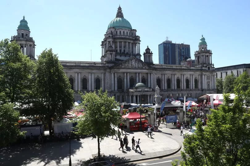 Spring market at City Hall in 2018 -Credit:Presseye