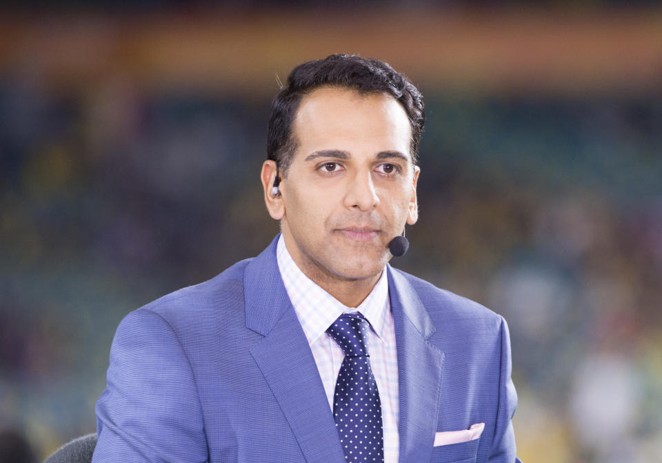 Adnan Virk denies leaking confidential ESPN information and is seeking a settlement with the network that fired him. (Getty)