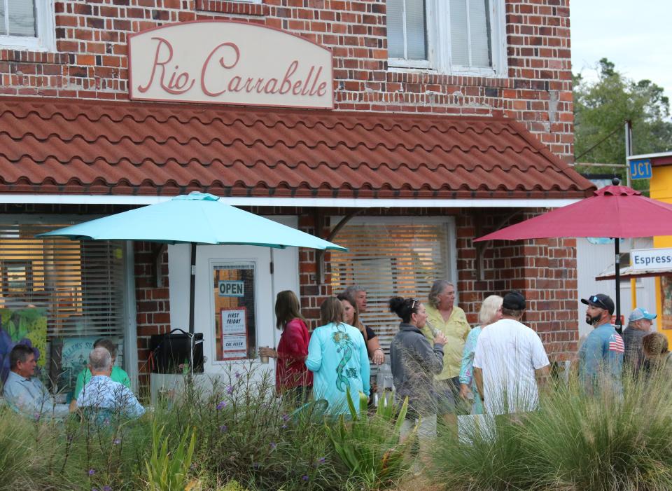 Rio Carrabelle is open for the First Friday of the new year on Jan. 5, 2024.