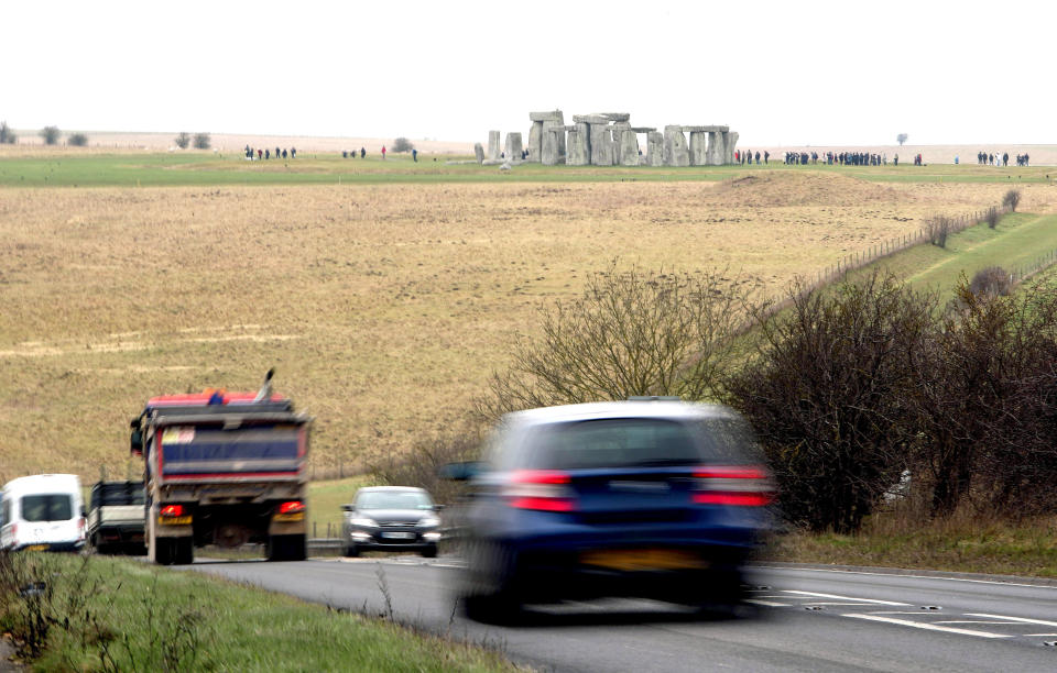 The tunnel aims to restore the tranquil setting of the famous stone circle (Steve Parsons/PA Wire)uk