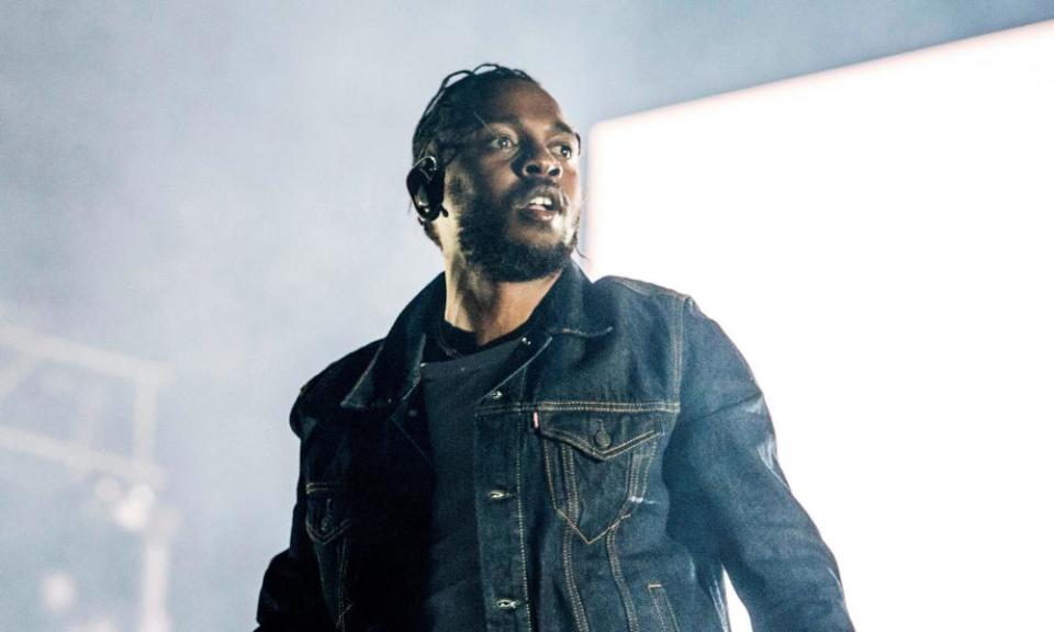 Universal artist Kendrick Lamar performs in Quebec City, Canada, in 2019.