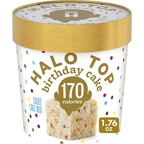 Halo Top Single Serving Birthday Cake Light Cake Mix, 1.76 oz.