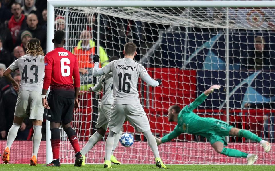 David De Gea made an outstanding save for United in the second half - AP