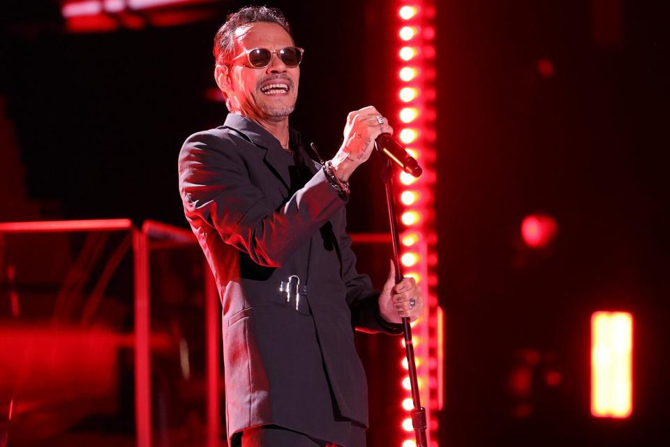 Marc Anthony performs onstage during The 23rd Annual Latin Grammy Awards at Michelob ULTRA Arena on November 17, 2022 in Las Vegas, Nevada.