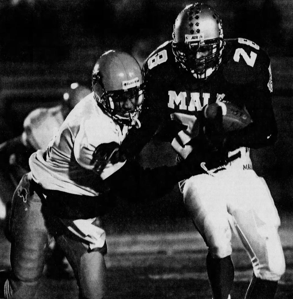 Former Male football coach Bob Redman called Chris Barclay (pictured above) one of the best running backs he's ever coached. After a college and professional playing career, Barclay became a coach, which brought him back to Louisville to be the Cardinals' running backs coach.